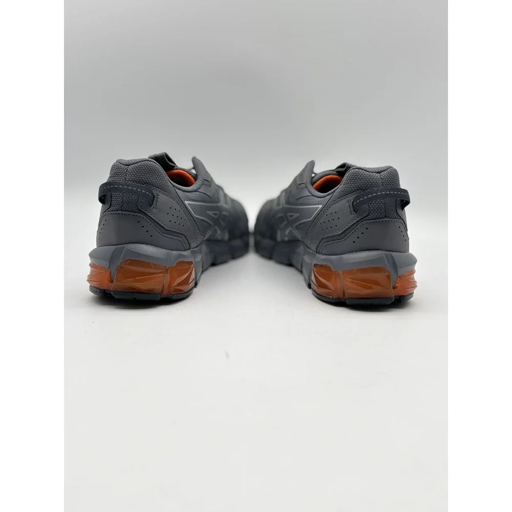 ASICS Gel-Quantum 90 Graphite Grey Orange Mens Running Shoes 1201A064 Size 12